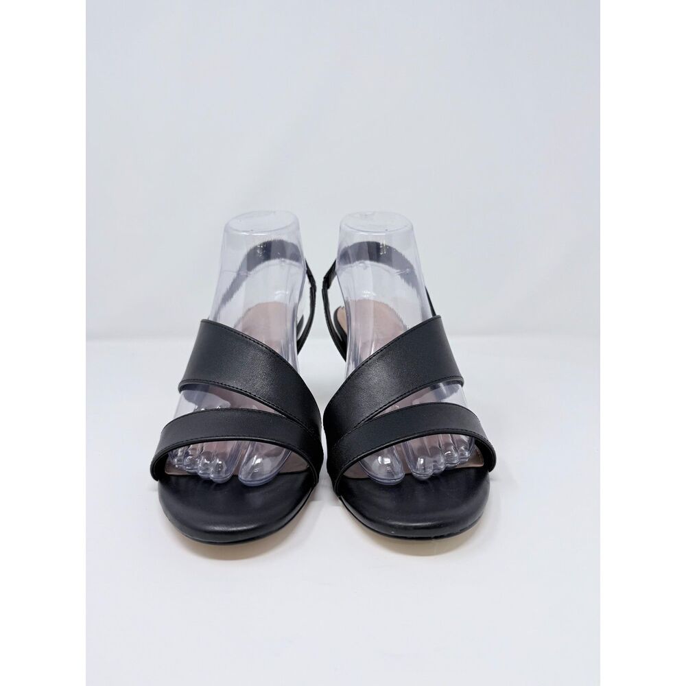 BNIB Cole Haan Grand 360 Amalia 65 Strappy Heeled Sandals in Black Leather Sz 9 - Picture 3 of 14
